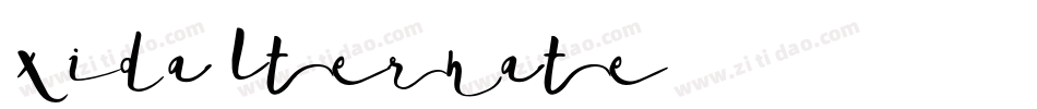Oxida Alternate字体转换